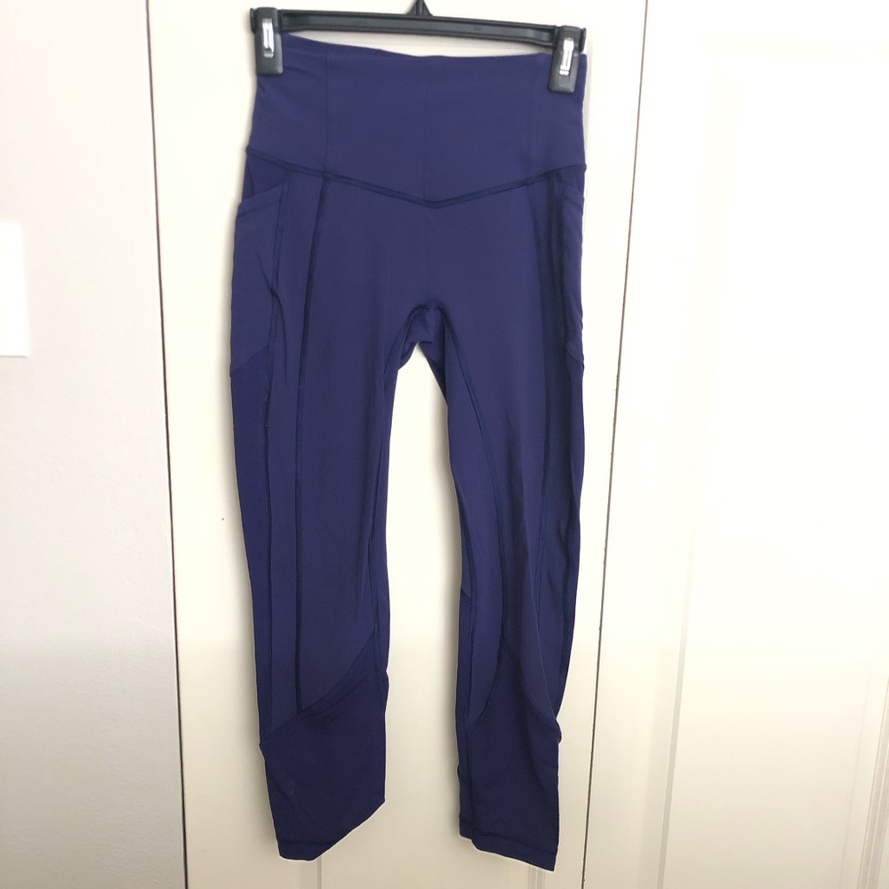 Lululemon All the Right Places Crop Purple